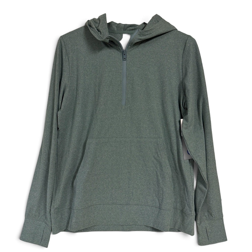 Women's Threads 4 Thought Gretchen Quarter Zip Luxe Jersey Hoodie - Medium